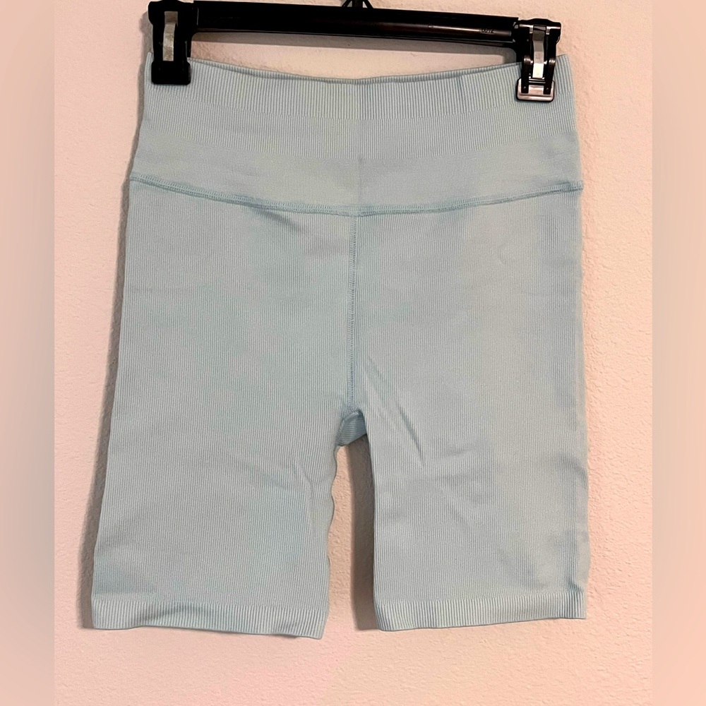 || CALVIN KLEIN PERFORMANCE || High-waited Ribbed BIKE SHORTS ||